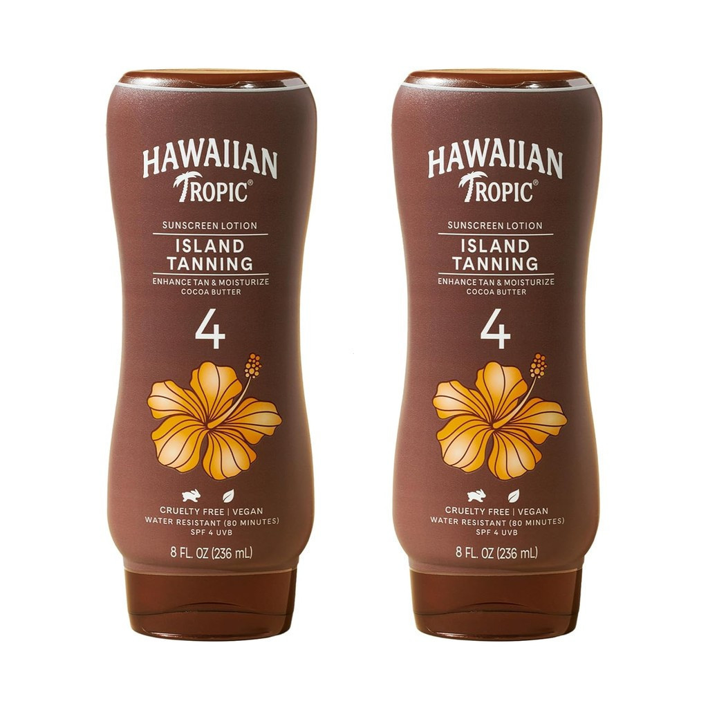 Hawaiian Tropic Island Toshinning Lotion - 外黑液乳甲,SPF 4,