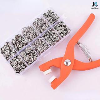 [GA] 50/100PCS Plier เครื่องมือปุ่มเย็บผ้าโลหะหัวเข็มขัดห้าก…