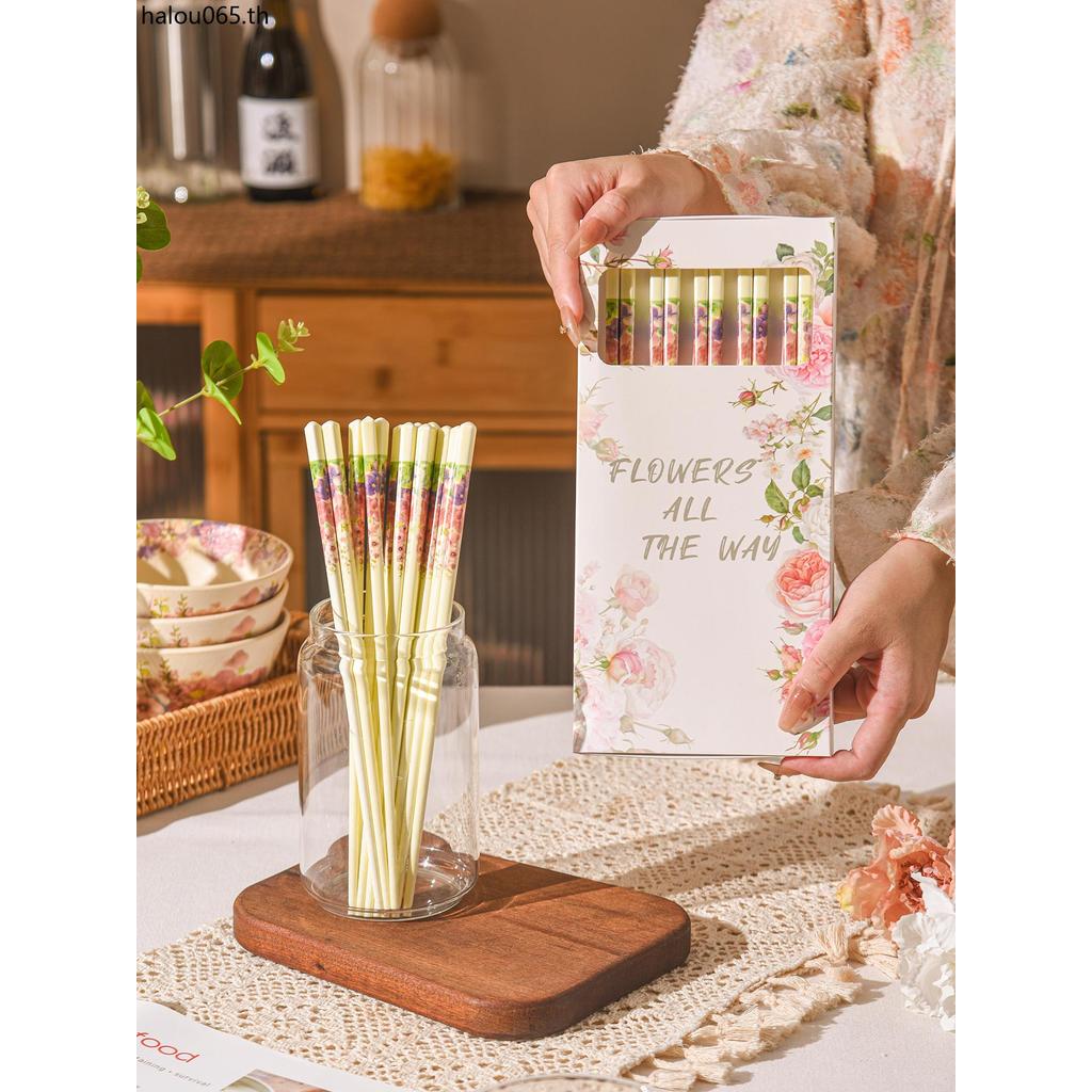 Fanhua Sijin ตะเกียบเซรามิกกันลื่นป้องกันโรคราน้ําค้างในครัวเรือนทนอุณหภูมิสูงระดับไฮเอนด์