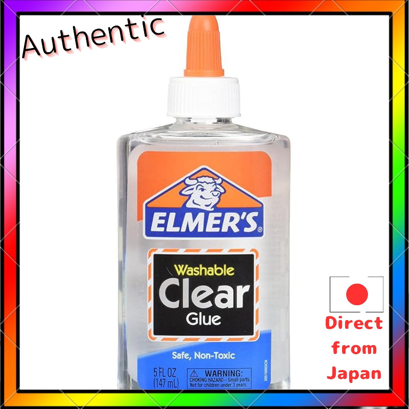 Elmer's School Glue Slime Liquid Glue (Clear, 147mL) [Parallel Import]