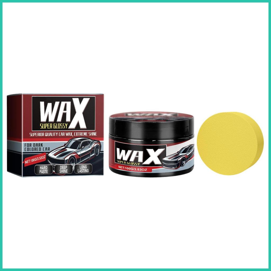 Car Scratch Remover 100g ขี้ผึ้งขัดรถ Scratch Remover ฟองน้ําสําหรับรถบรรทุกรถจักรยานยนต์ทุกวัน Comm