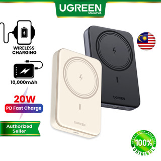 UGREEN 10000mAh Qi Magnetic Powerbank Wireless Fast Charging Magsafe USB-C PD20W Lightweight Type-C 15W iPhone 17/16 S26