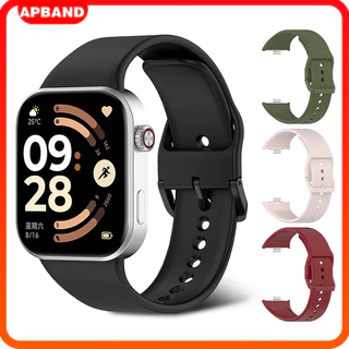 สายนาฬิกาซิลิโคนกีฬา ยางรัดดั้งเดิม ซิปสีเดียวกัน for Smartwatch Redmi Watch 6 5 4 /Xiaomi Mi Band 10 9 8 Pro