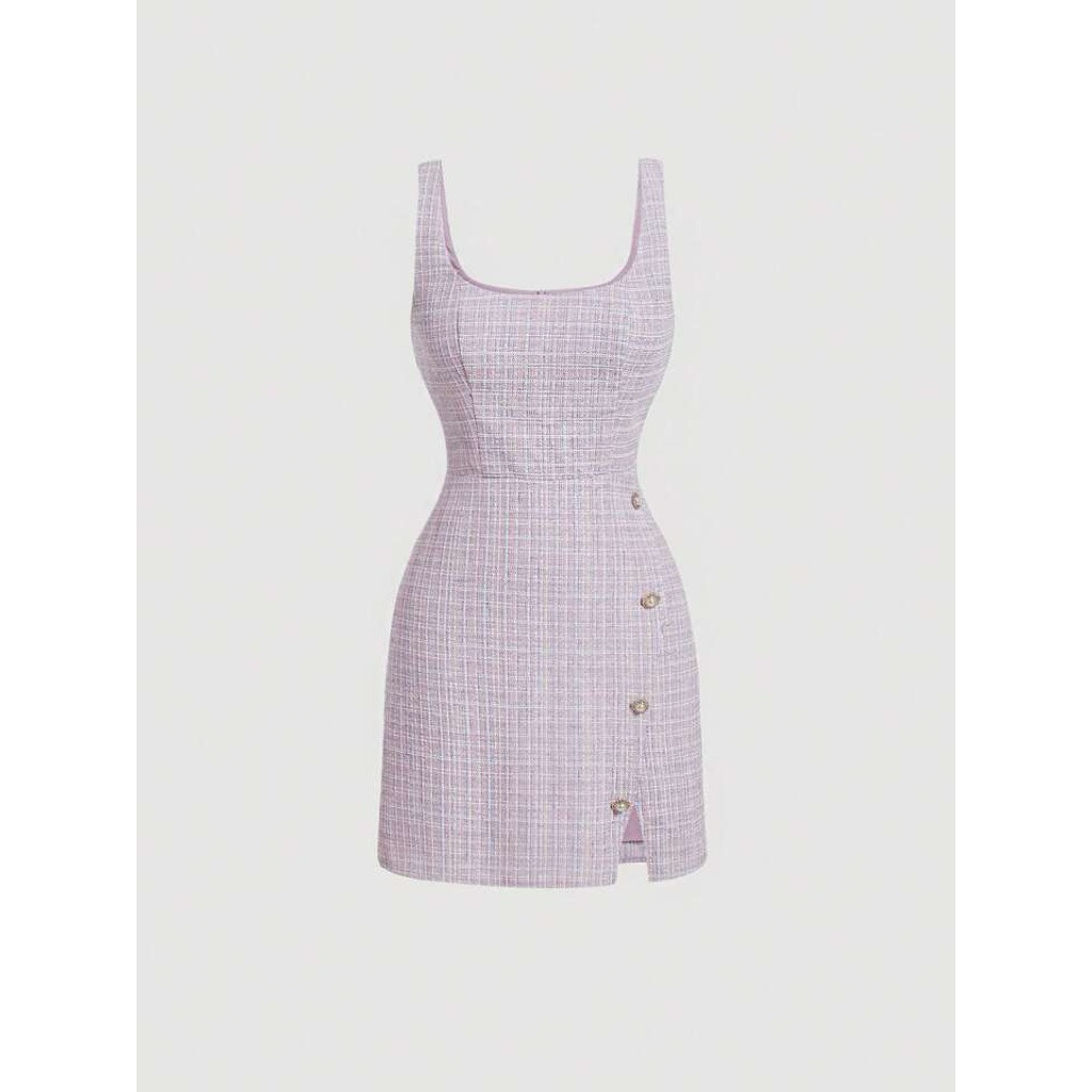 ✅พร้อมส่ง✅DRESS TWEED LAVENDER PREMIUM🪻