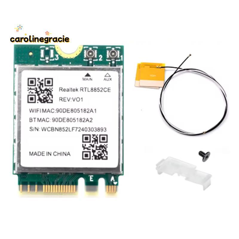 การ์ดเครือข่าย WiFi 6E RTL8852CE M.2 สําหรับการ์ดเครือข่าย 10/11 2.4/5/6GHz