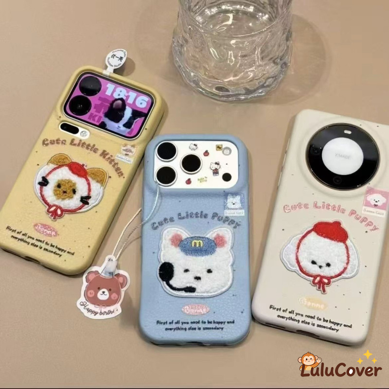 Fluffy สําหรับ Vivo Y500 Y300 + GT Y200 Pro Y200 + Plus Y50 2025 Y50m Y03 Y03t 5G Warm Aesthetic ฝาค