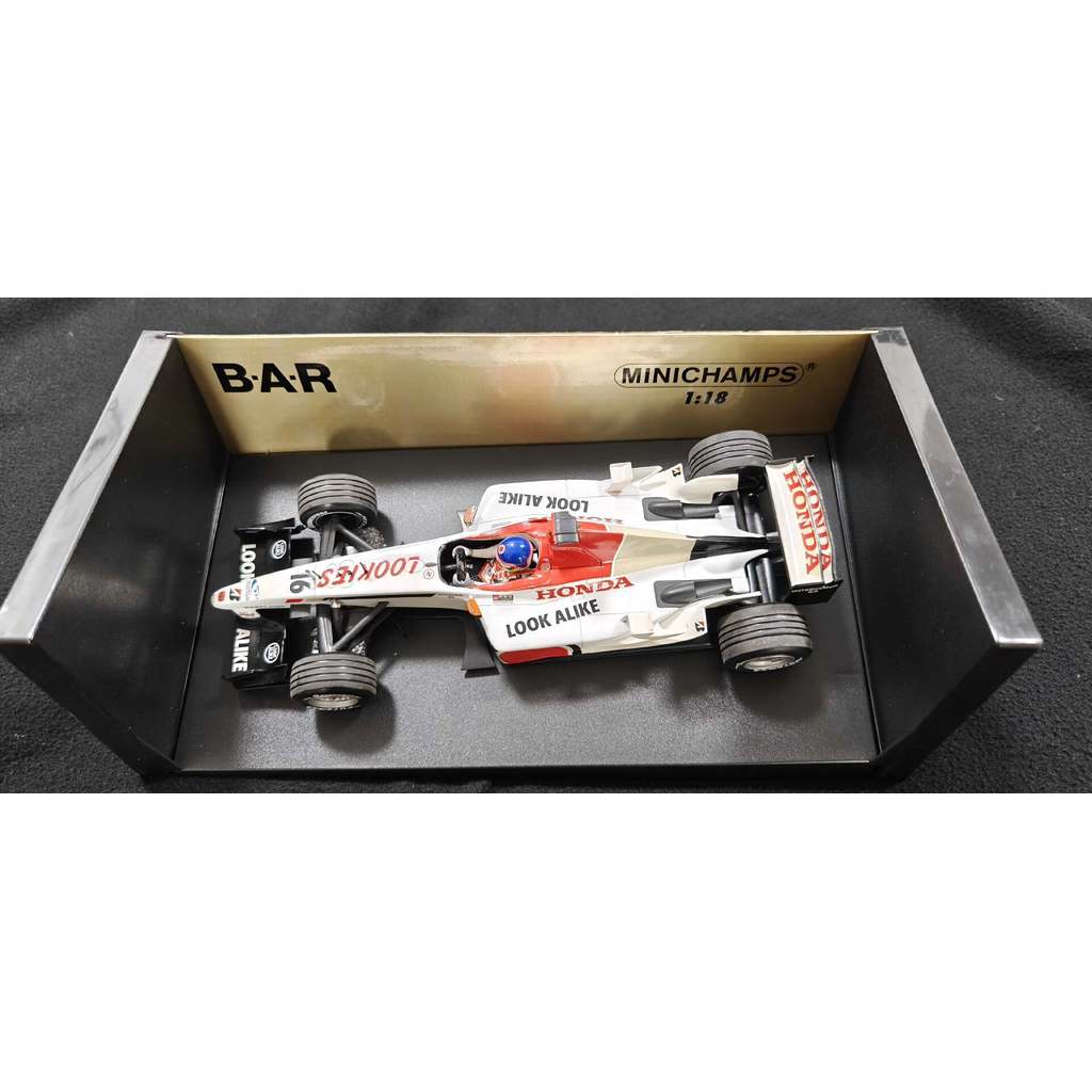BAR Honda 005 J.Vileneuve BAR Fleet Willeneuve Chariot Rare Niche Racing Model Mininchamps 1: 18 Car