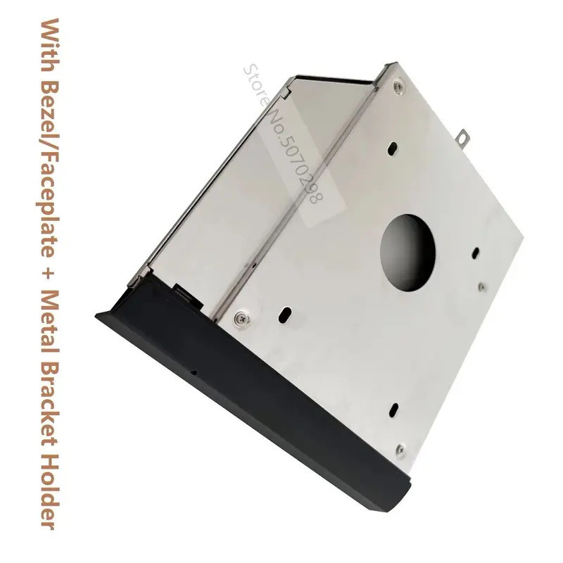 พร้อมแผง Bezel Bracket 2.5 ฮาร์ดไดรฟ์ HDD SSD Optical bay แคดดี้กรอบ 9.5 มม.สําหรับ Lenovo ThinkPad 