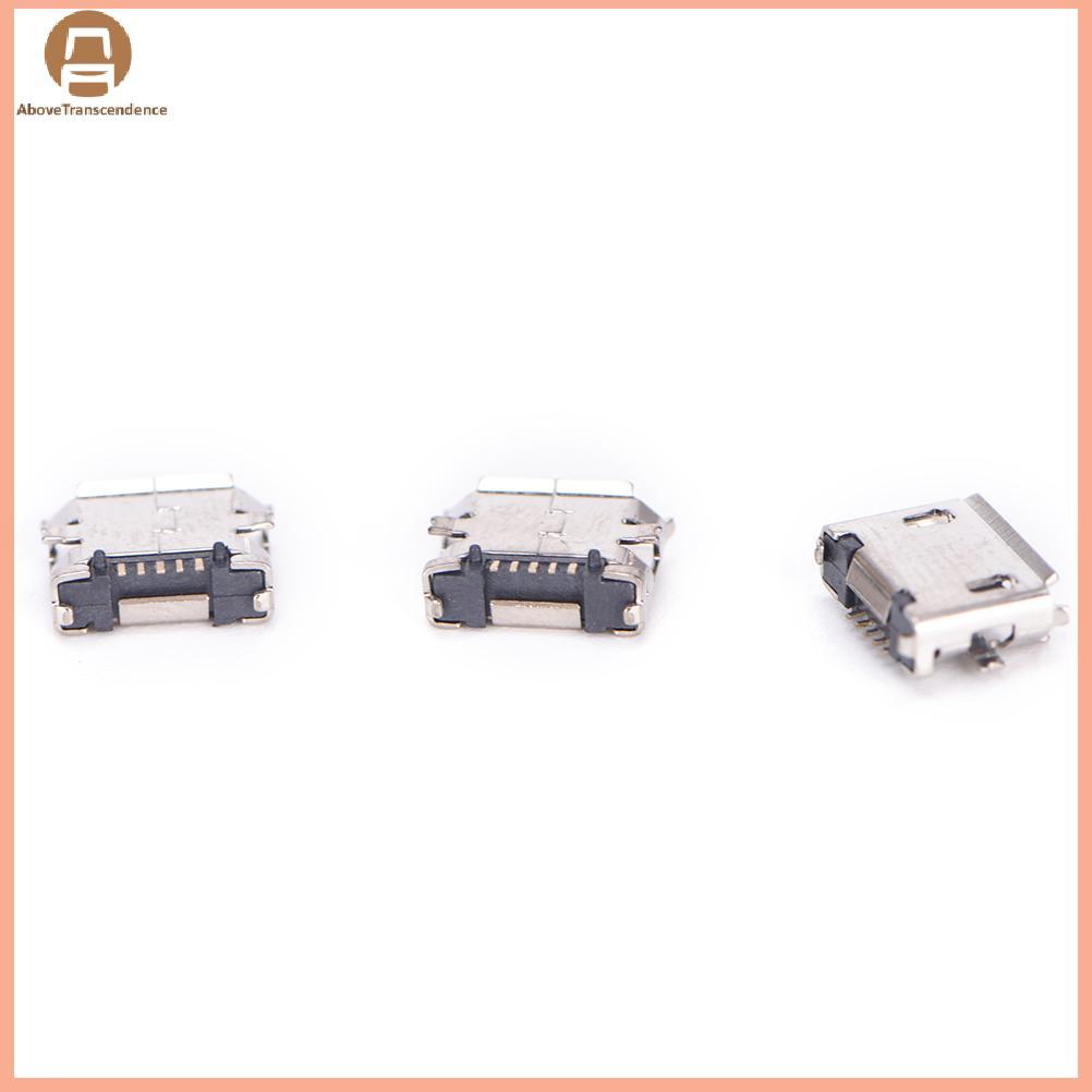 ABOVE 10pcs Micro USB 5pin B ประเภทหญิงสําหรับ Connector 5 pin ชาร์จ Soet TH