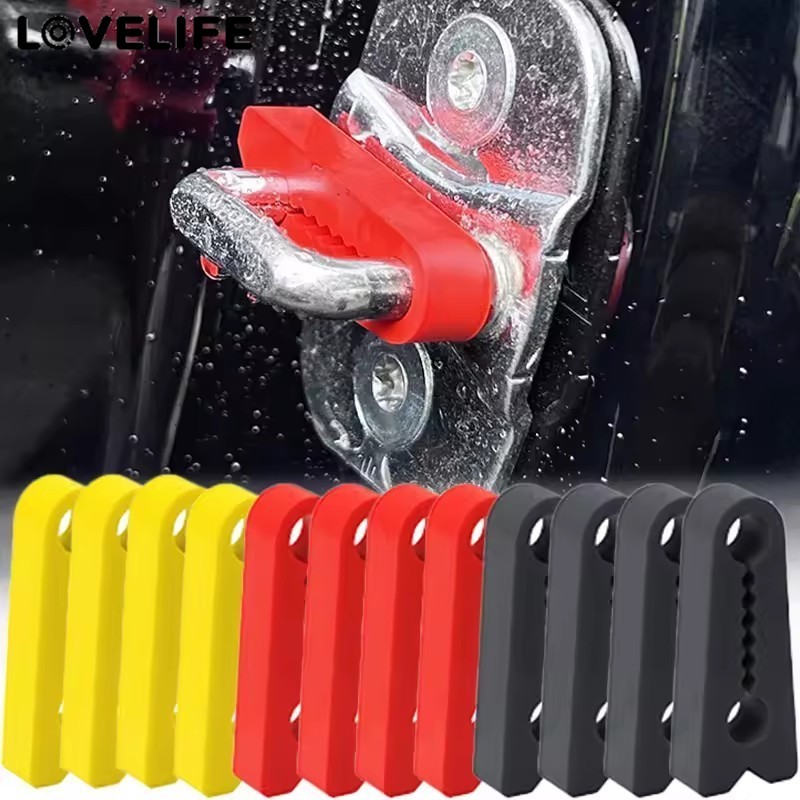 [AUTO & 3C]รถประตูShock Absorptionบัฟเฟอร์เงียบซิลิโคนPadรถประตูล็อคหัวเข็มขัดแผ่นป้องกัน 4/20PCS