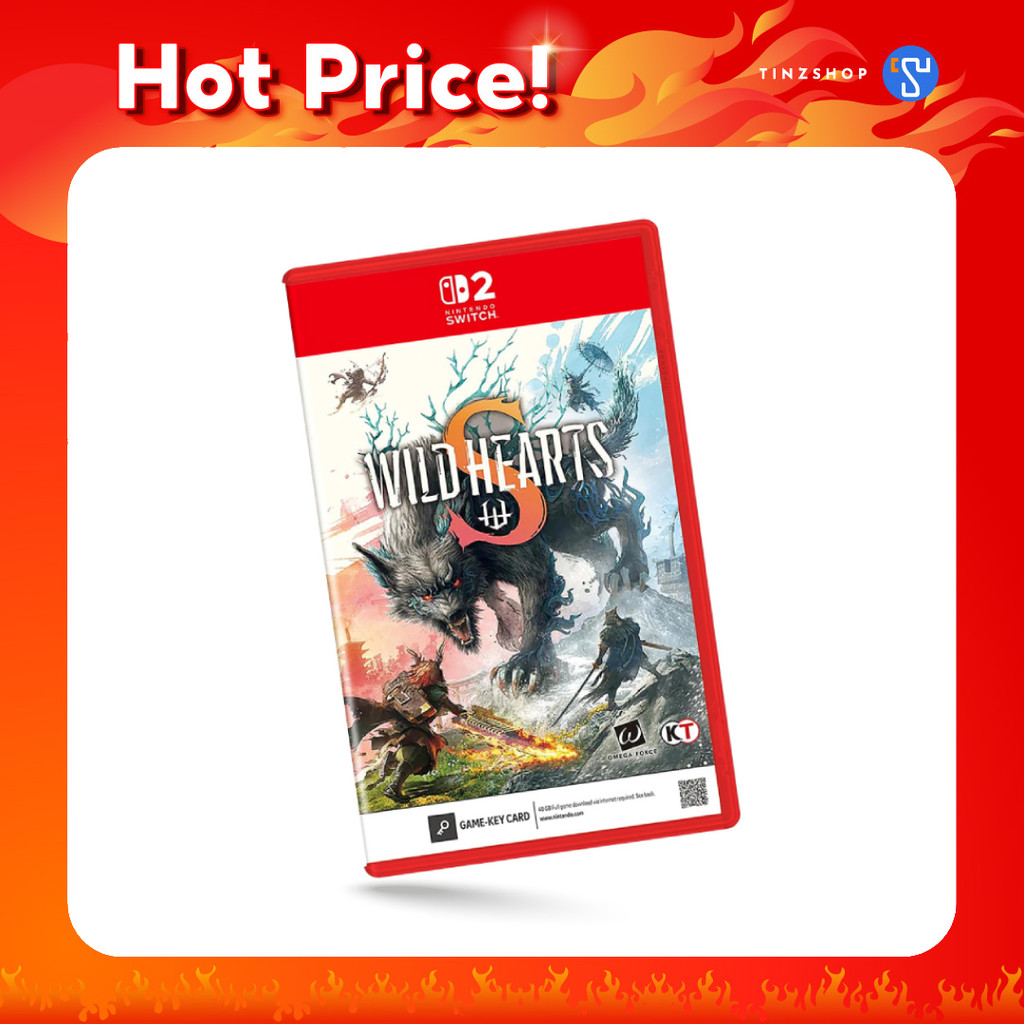 [ส่งด่วน] [Switch2] [Hot Price] Nintendo Switch 2 Game Wild Hearts S (Game Key Card) Zone Asia English เกมลดราคาพิเศษ