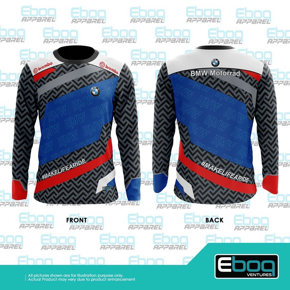 Bmw brembo เสื้อยืดระเหิด / เสื้อ bmw ไมโครไฟเบอร์ eboq jersi / เสื้อยืด bmw jersey ระเหิดใหญ่