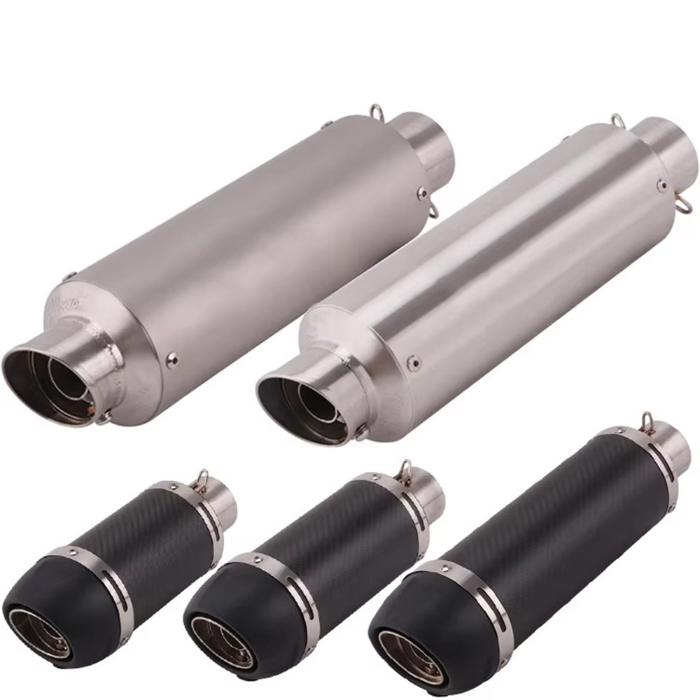 51MM Universal รถจักรยานยนต์ท่อไอเสียท่อ LV Racing สําหรับ cb650f cb1000r cbr250r kawasaki er6n sv65