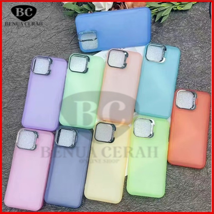 SOFTCASE CHROMATIC MATTE BRACKET STAND สําหรับ VIVO Y400 Y36 Y33S Y33T T33A Y91 Y93 Y95 Y91C Y1S V40