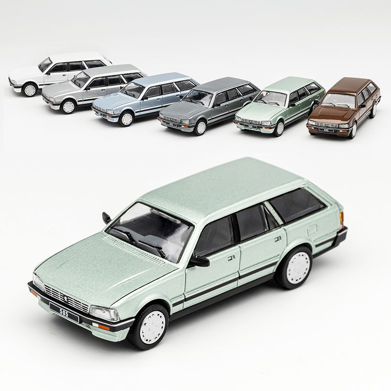 DCT 1: 64 Peugeot 505 SW จําลองรถรุ่นคอลเลกชันเครื่องประดับ