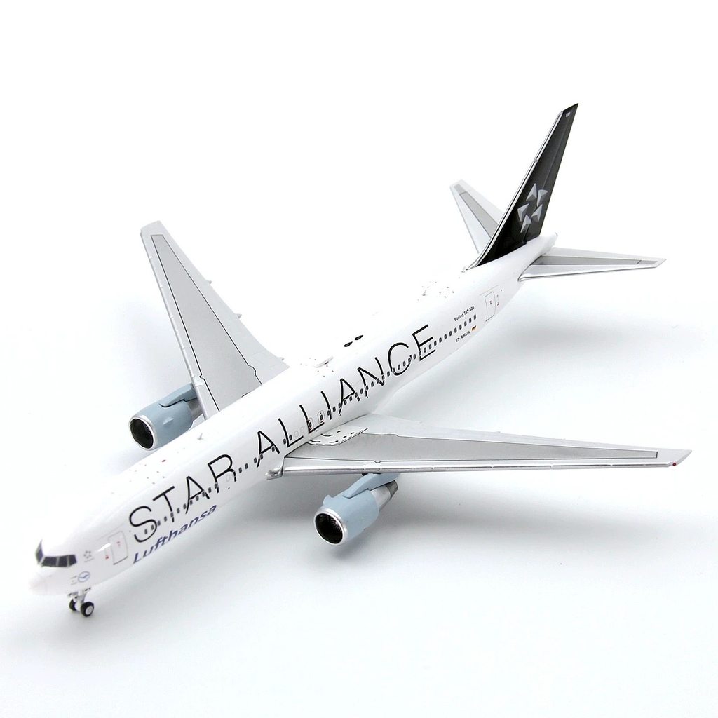 GeminiStar Hensa Airlines Boeing B767-300ER D-ABUV Alloy Passenger Aircraft Model 1: 400