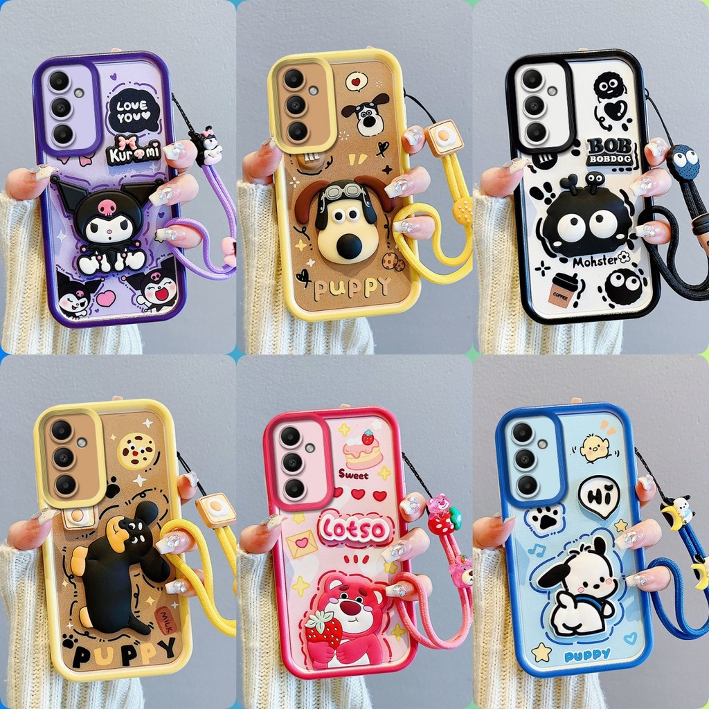 เคส Samsung A37 เคสโทรศัพท์ตุ๊กตาสติ๊กเกอร์น่ารัก