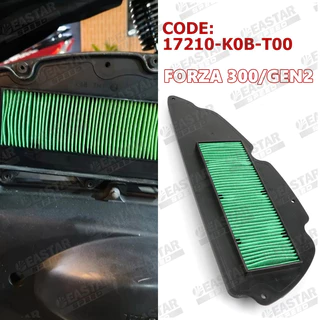 ไส้กรองอากาศ กรองอากาศ FORZA 300 GEN2 (2018–2020) 17210‐K0B‐T00