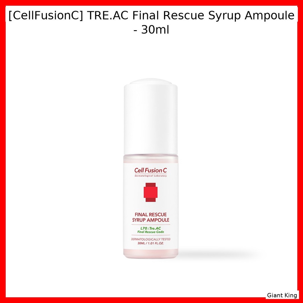 [CellFusionC] TRE.AC Final Rescue Syrup Ampoule - 30ml / Korean Ampoule / Intensive Care / ของแท้ 10