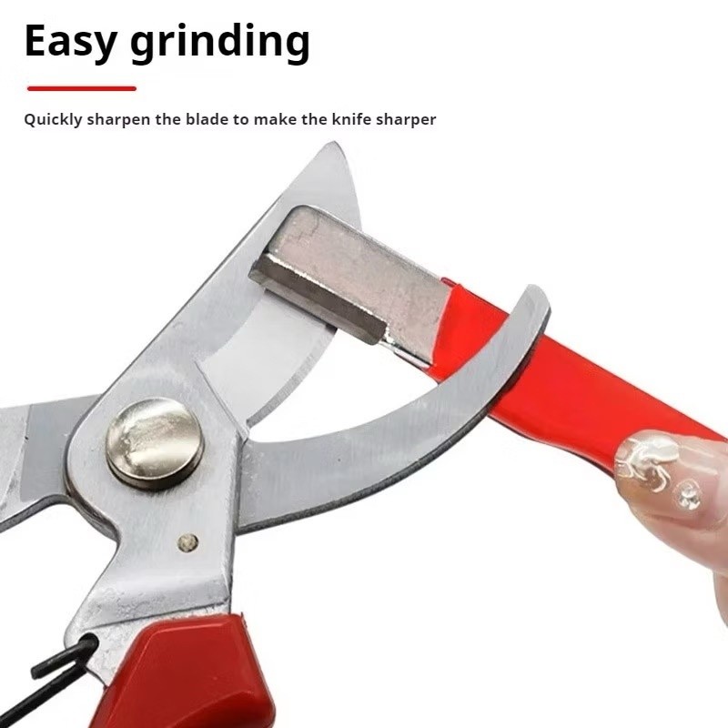 ZZ ✨COD✨เครื่องลับมีดครัวมืออาชีพ1ชิ้น-เหล็กทังสเตนด้วยหินลับเซรามิกเพชรสําหรับใบมีดทั้งหมดรวมกรรไกรทําสวนที่จับกันลื่น - รูปที่ 3