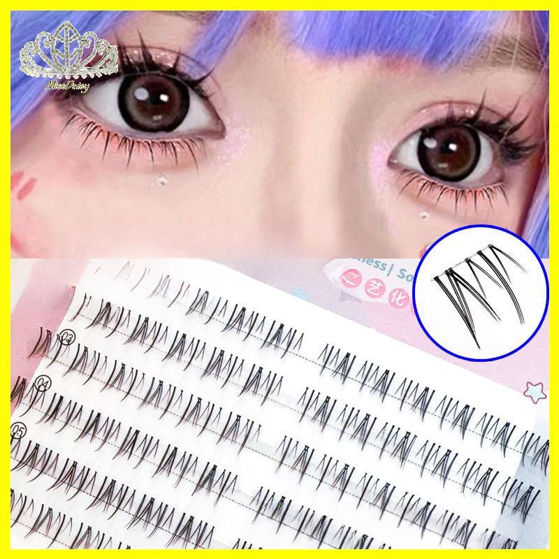 Lower Lashes ธรรมชาติ Lower Lashes Segmented Lower Lashes เดี่ยว Lashes เครื่องมือแต่งหน้าขนตา TH