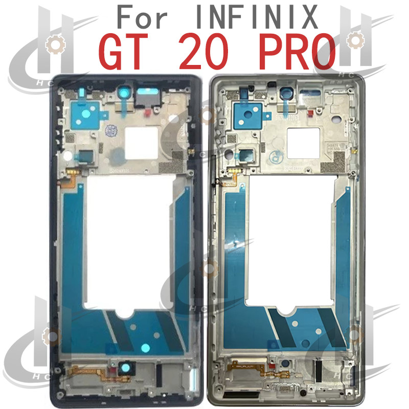 กรอบกลางด้านหน้า LCD กรอบ Bezel Plate สําหรับ Infinix GT 20 PRO X6871