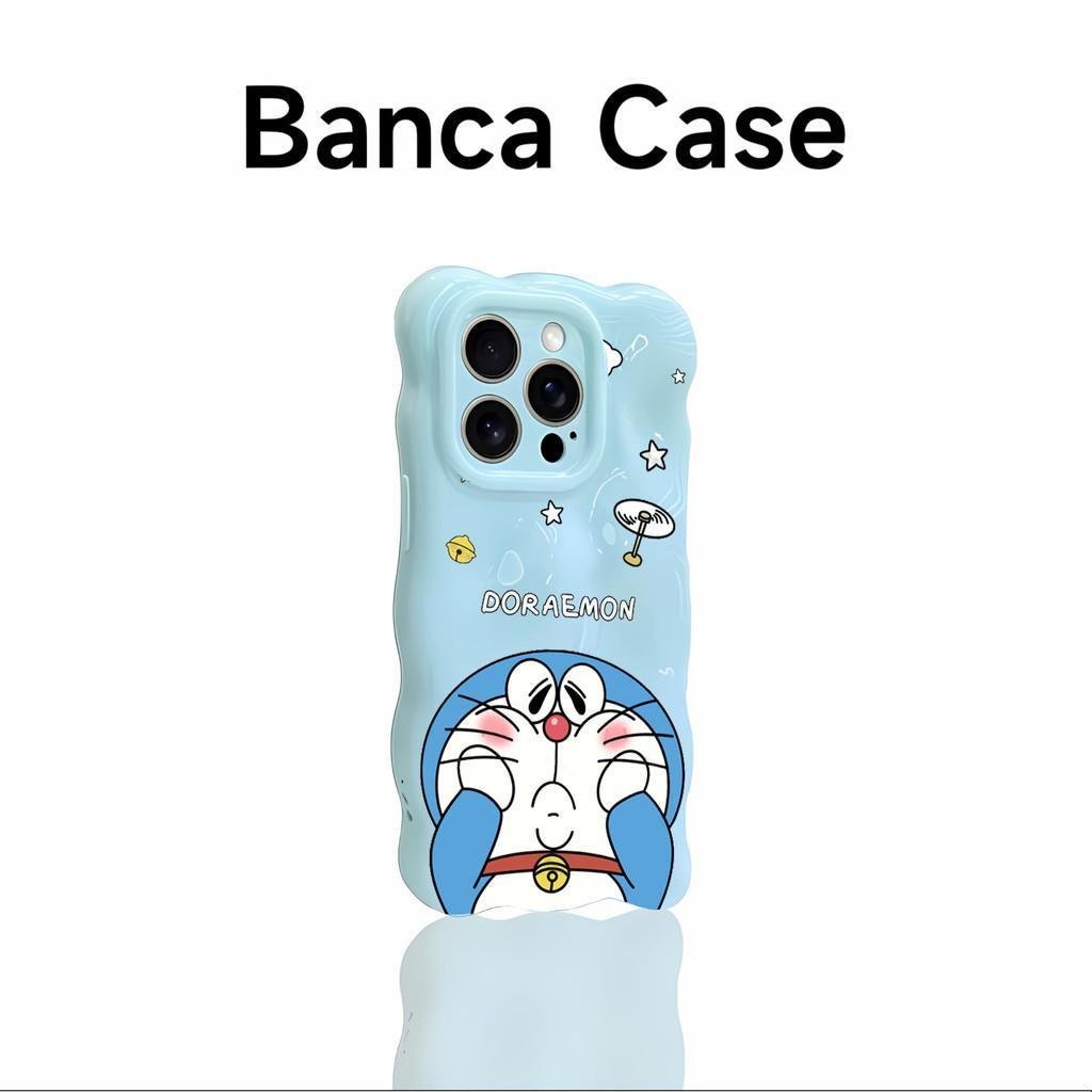 Cloud mass Casing Doraemon สําหรับ iPhone 15 16 13 12 17 11 14 15PRO 13PRO 17PROMAX 13PROMAX 14PROMA