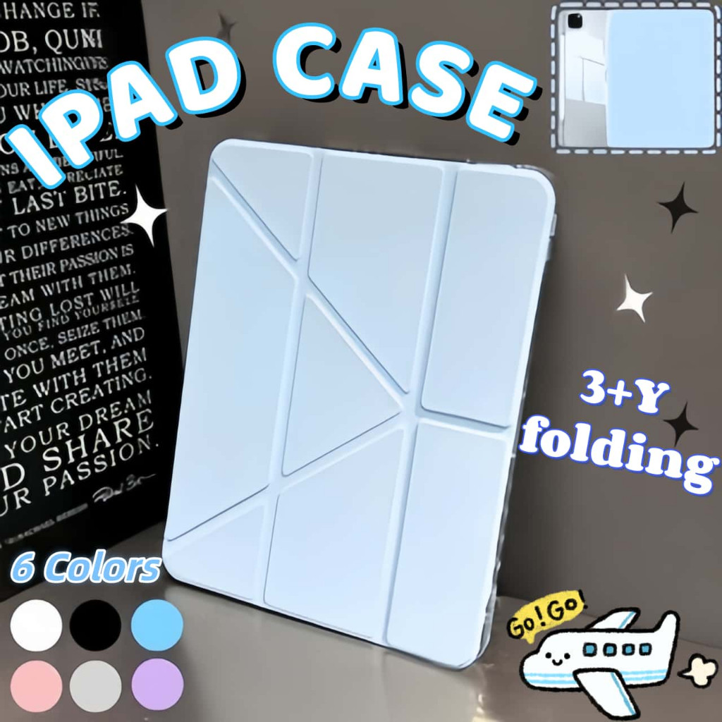 เคสไอแพด แกนY อะคริลิค Air4/5 เจน10 gen11 A16 Pro11นิ้ว gen7/8/9 10.2 โปร  รุ่นที่ แอร์10.9 เคสแท็บเล็ต for ipad พับได้