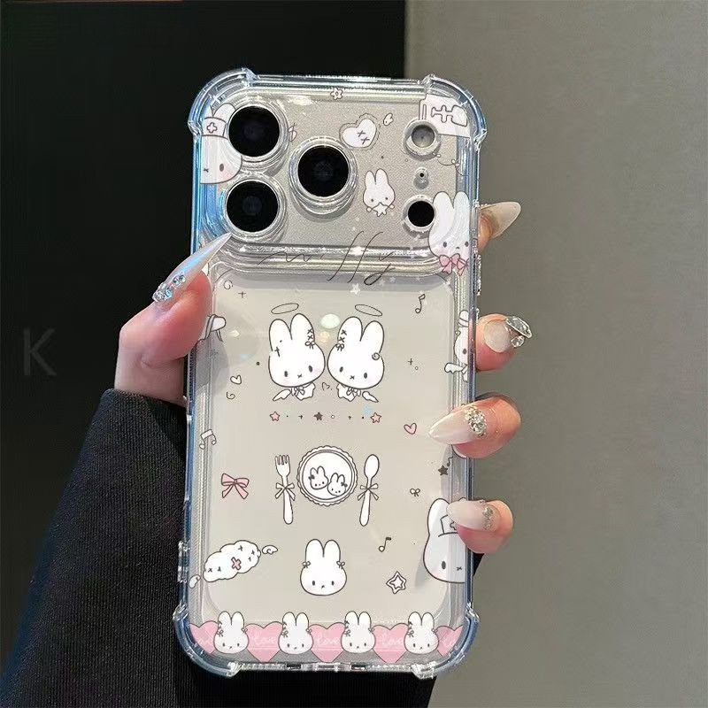 💖Quick-กันกระแทกสี่มุม เคสไอโฟน iPhone 17ProMax 16 ProMax 17 Air 15/14 Pro 14 Plus 13 12 11-ZRQSJFSTKK95