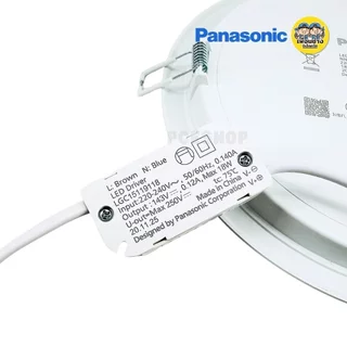 **แบบสลิม ทรงกลม** Panasonic ดาวน์ไลท์ฝังฝ้า ทรงกลม รุ่น SUPER SLIM LOVEEYE 12w 15w 18w downlight panel LED พานาโซนิค...