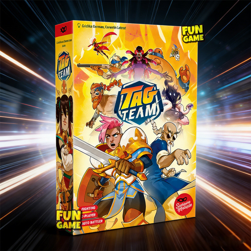 เกมกระดาน TAG TEAM: เกมไพ่ Auto-Battler 2 ชั้น – อาคารสํารับแฟนตาซีต่อสู้และยุทธวิธีที่รวดเร็ว