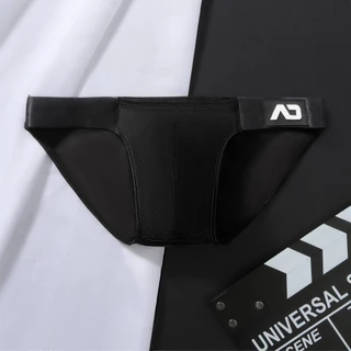 GXSR New กางเกงชั้นในทรงเซ็กซี่ AD ทรงTanga เนื้อผ้าลื่นนุ่ม ระบายอากาศ สําหรับผู้ชาย (กทม)