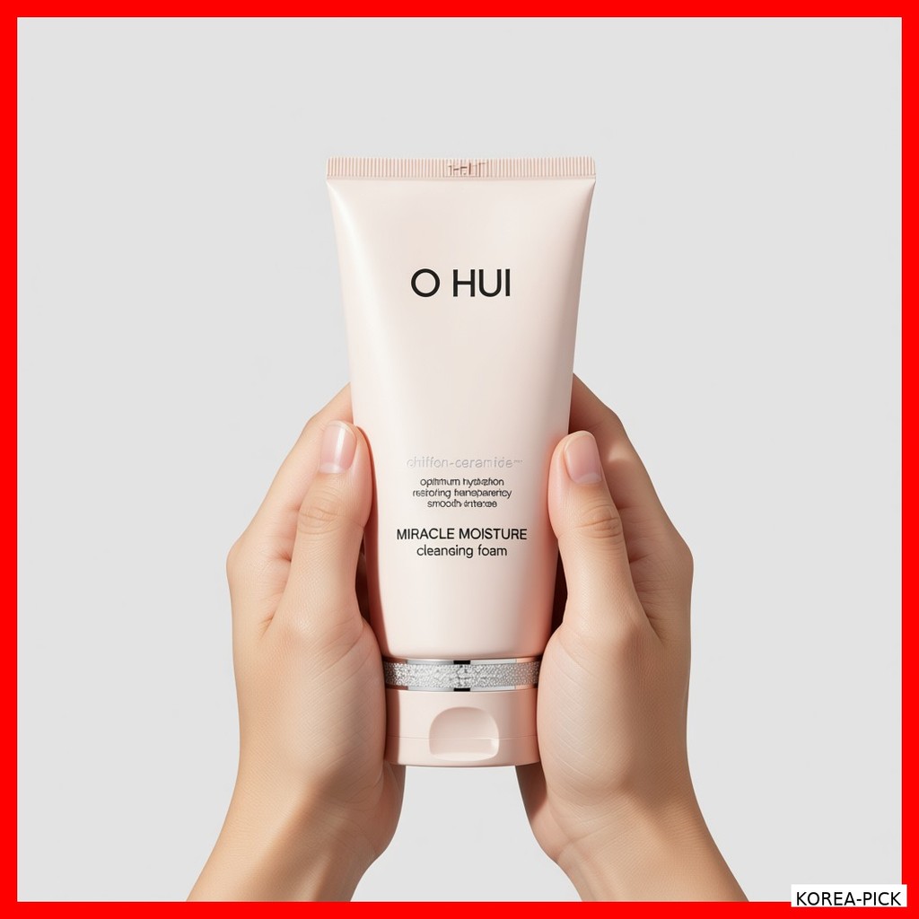 [OHui] MIRACLE MOISTURE CLEANSING FOAM 200ml / โฟมล้างหน้าเกาหลี / Deep Cleanse / ของแท้ 100% โดย KOREA-PICK