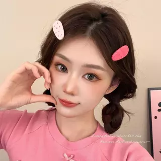 สไตล์เกาหลี กิ๊บติดผม วงรี ลายจุด hair clip มีสีให้เลือกหลากหลาย แฟชั่น อเนกประสงค์ น่ารักและหวาน ส่งไวจากไทย