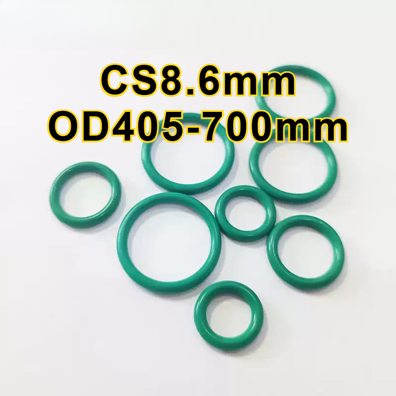 【สีเขียว】O-ring สีเขียว Viton/FKM |สำหรับงาน chemical pump อุตสาหกรรม ทนสารเคมี ทนความร้อนสูงCS8.6mm