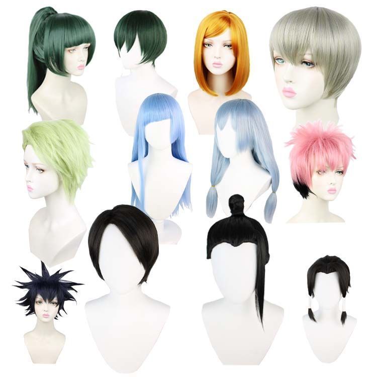 【พร้อมส่ง】jujutsu Kaisen Cosplay Wig Anime Gojo Satoru Sukuna Itadori Yuji Figure มังงะ วิกผมคอสเพลย