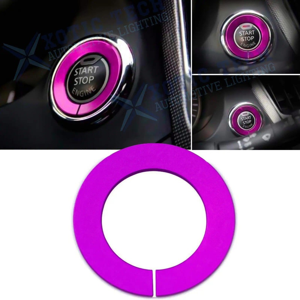 รถเครื่องยนต์จุดระเบิดปุ่มสติกเกอร์แหวนสําหรับ Infiniti Q50 Q50L Q60 QX60 2016-2020