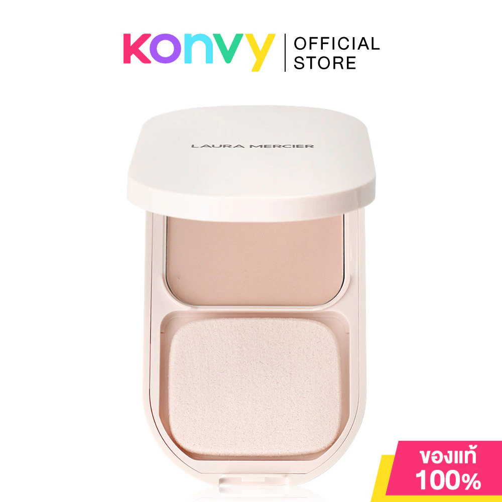 Laura Mercier Real Flawless Feather Matte Powder Foundation 7.6g #1C ลอร่า เมอซิเอ แป้งผสมรองพื้นสูตรแมท.