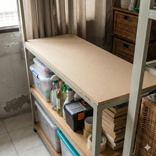 แผ่นไม้ MDF 9 มม. แผ่นตัดสำเร็จ 120x40 120x30 120x20 60x40 ซม. ทำชั้นวาง กั้น รองของ งานเฟอร์นิเจอร์