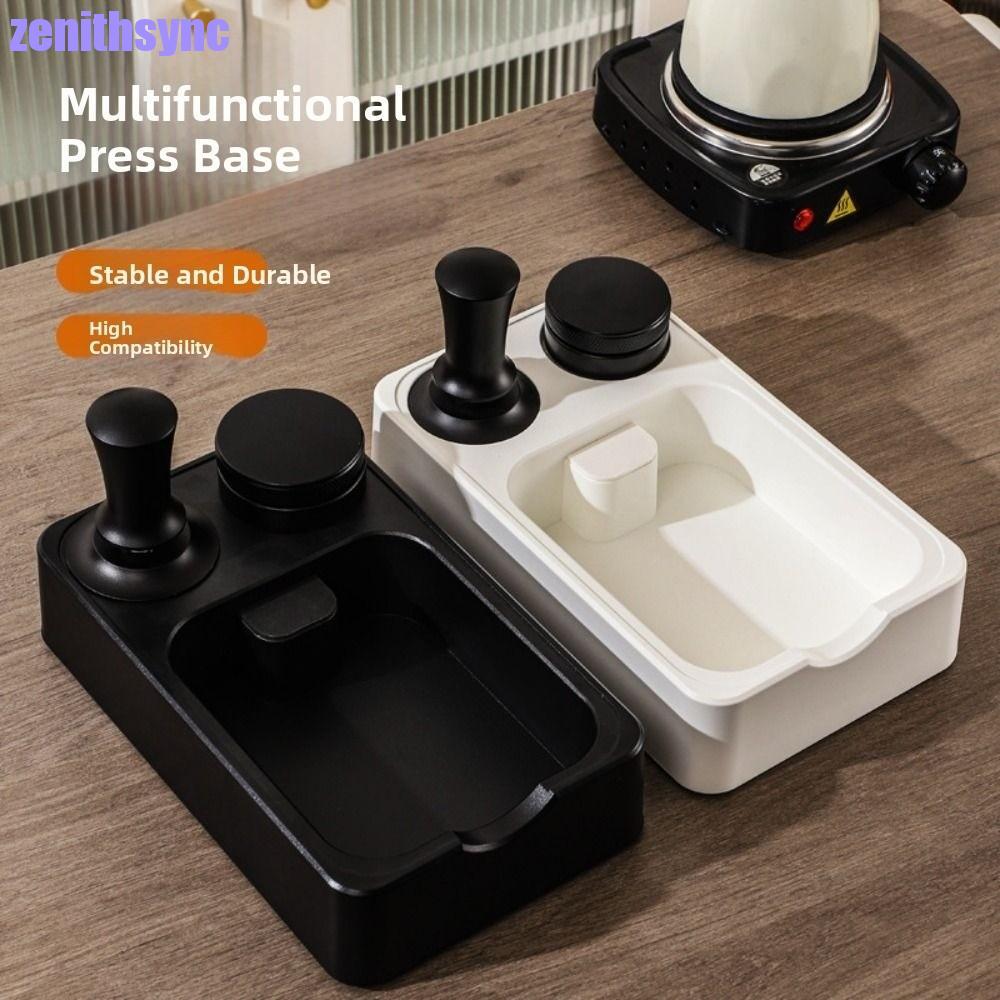 ZENITHSYNC กาแฟ Tamping Station ขาตั้ง, 51/53/58 มม.ABS Espresso Tamping Station, Barista เครื่องมือ