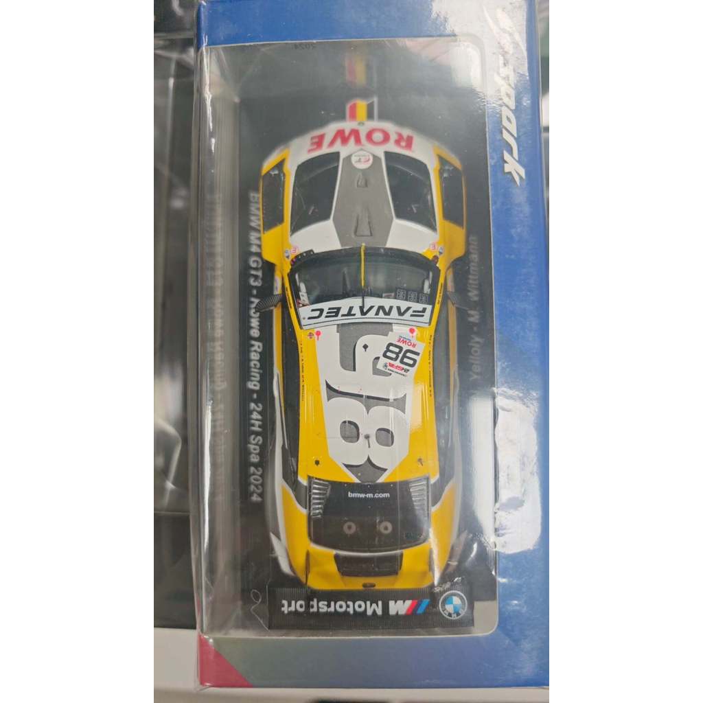 Spark 2024 Spark BMW M4 GT3 EVO 1/43 pude Fleet Racing Model
