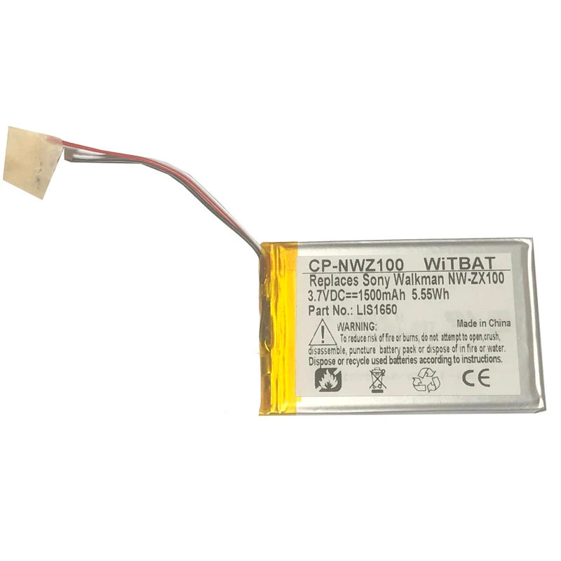 ใหม่สําหรับ Sony Walkman NW-ZX706 NW-ZX707 แบตเตอรี่ LIS1650