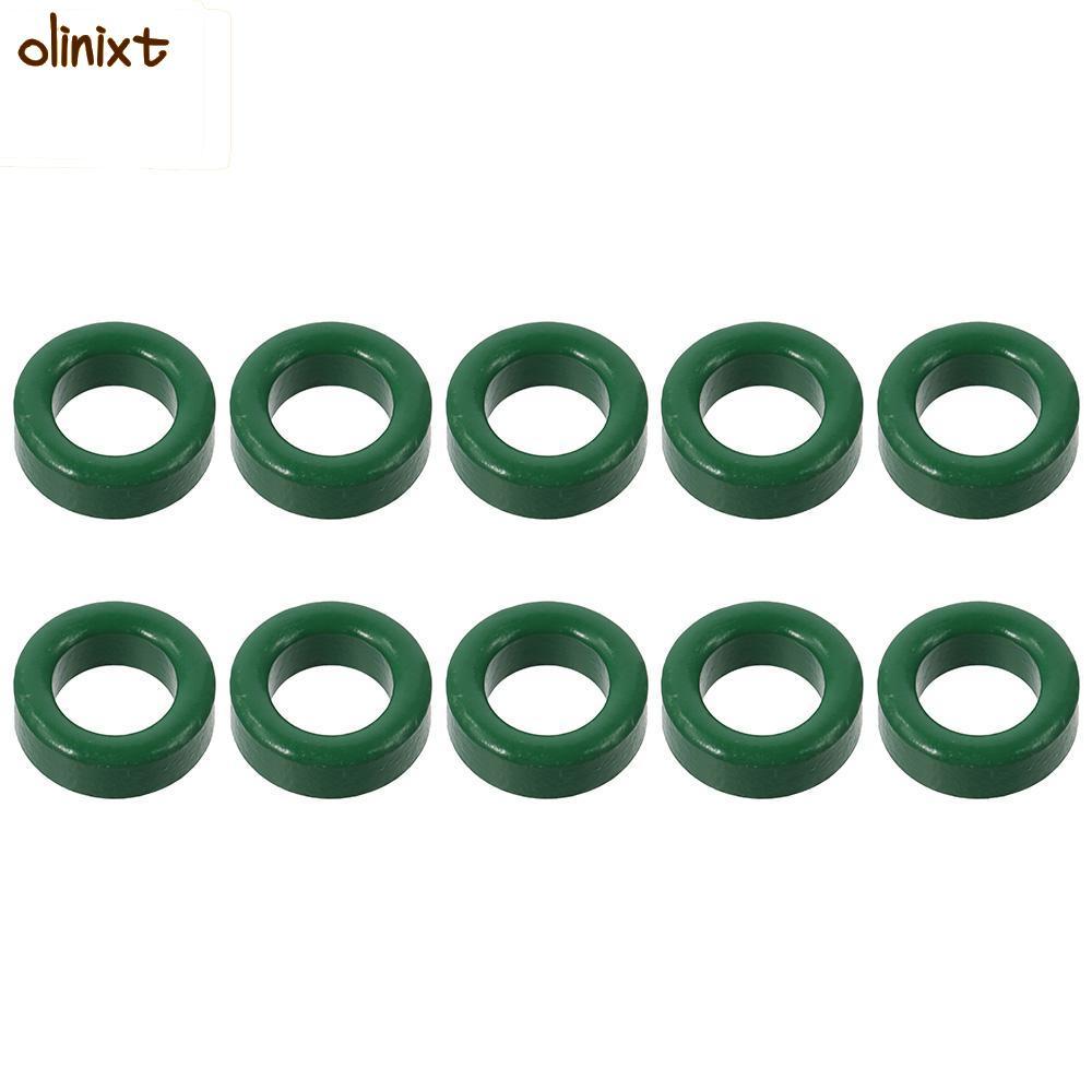 OLINIXT Toroid Ferrite Core, Power Transformer Restraining Interfeel, โลหะสีเขียว Ferrite Chokes แหว