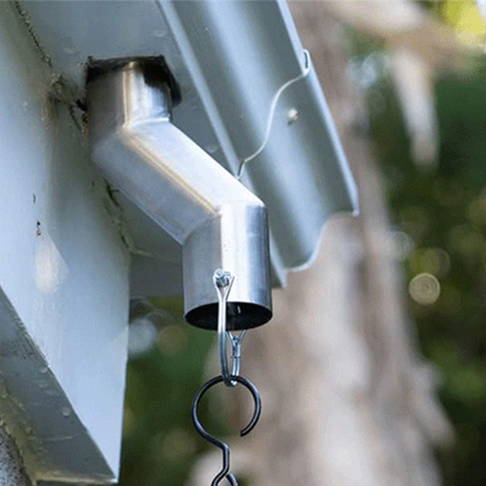 Rain Chain Gutter Adapter Kit สแตนเลส Rain Chain Gutter Adapter สําหรับอุปกรณ์เสริมโซ่ฝนกลางแจ้ง