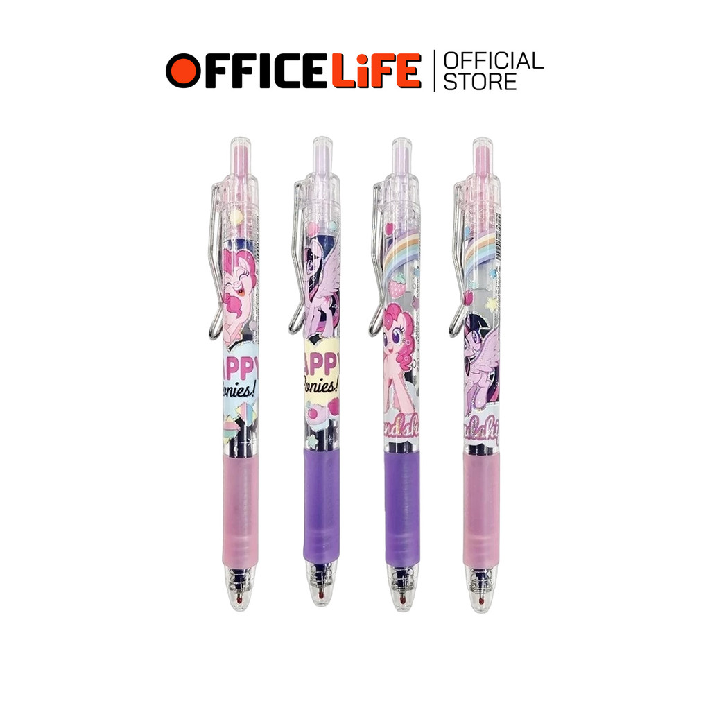 IIgen (อิเจน) ปากกา ปากาเจล ขนาด 0.5 mm.  ลิขสิทธิ์แท้ My Little Pony รุ่น YZ7902 Friend / Happy  ( 