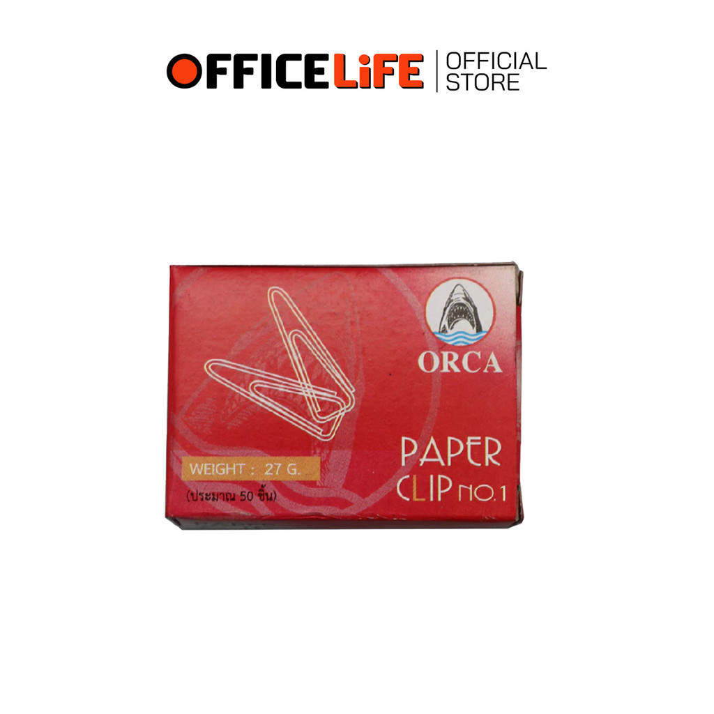 ORCA مشابك ورق فضية دائرية / مربعة (50 مشبك) — صورة 3