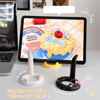[MTech]ที่วางโทรศัพท์รูปแมวการ์ตูน 3 มิติ ดีไซน์สร้างสรรค์ ปรับมุมมองได้ เหมาะสำหรับตั้งโต๊ะ ออฟฟิศ และบ้าน