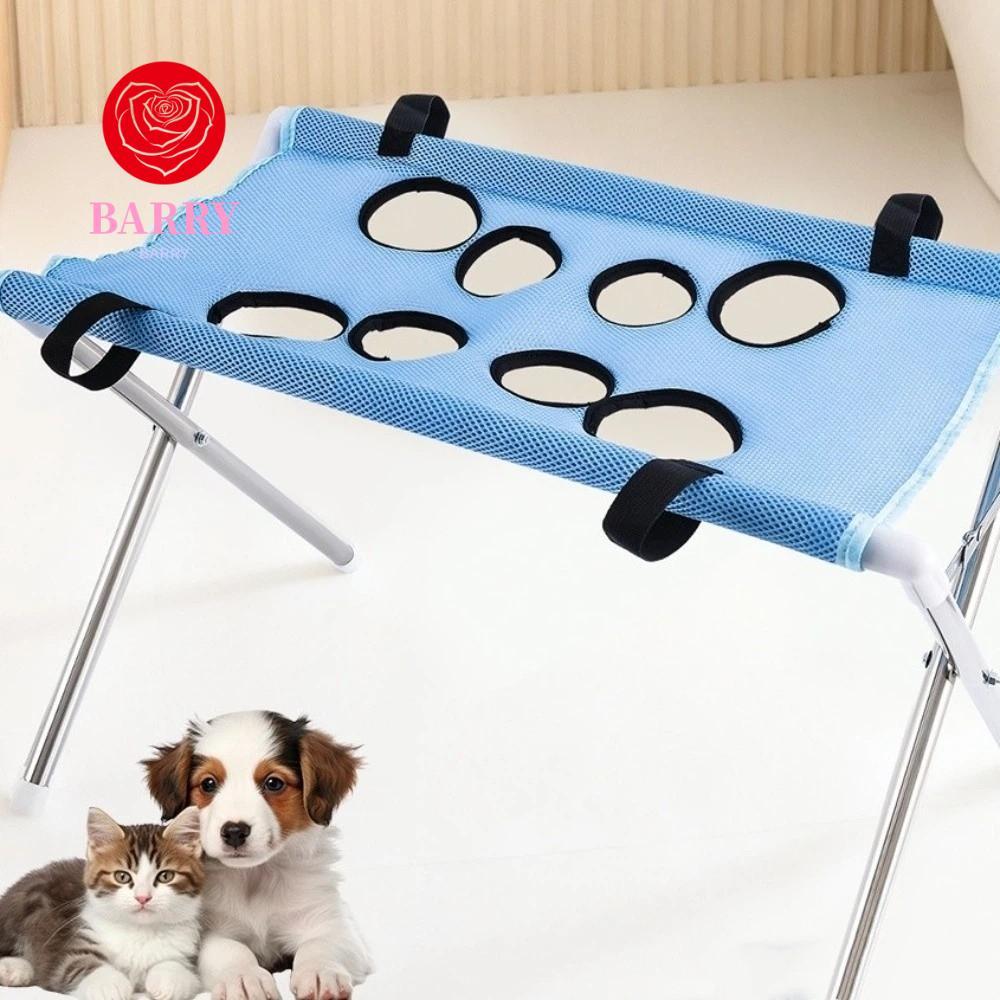 BARRY Pet Grooming Hammock, Anti-Scratch Support Frame Puppy Nail Clipping Holder, Multi Functional 