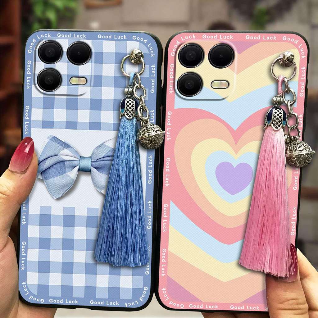 พู่ Bell เคสโทรศัพท์สําหรับ TCL T-Mobile Revvl8 Pro/T Phone3Pro นุ่มเคสโทรศัพท์ออกแบบแฟชั่น Full wra