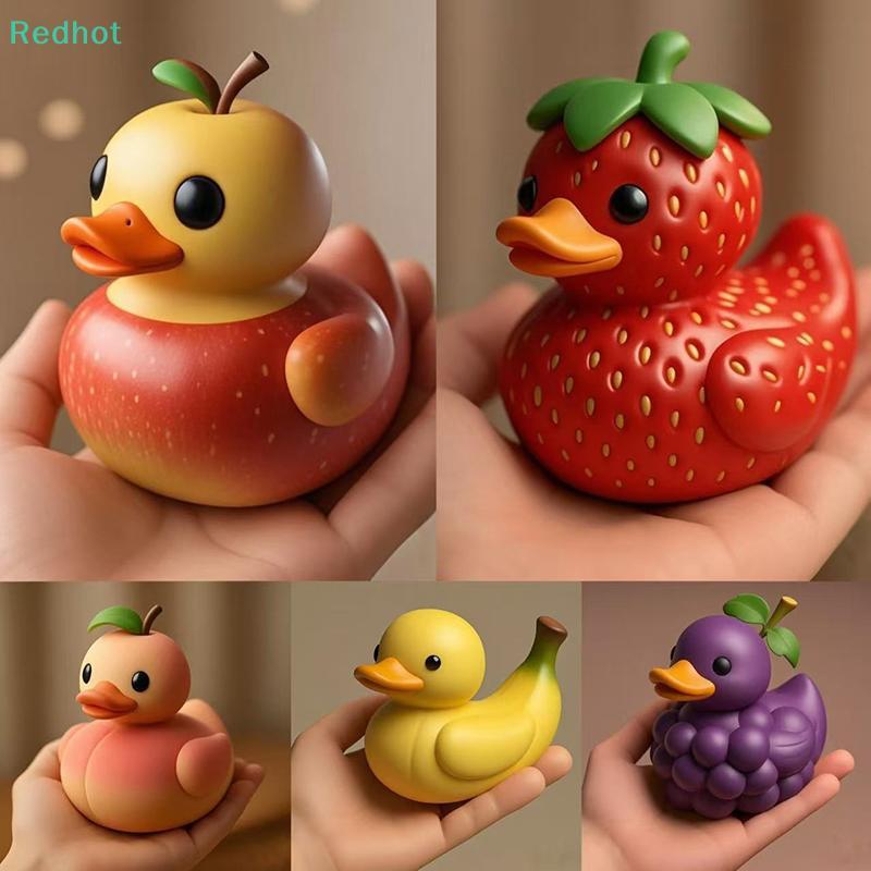 <Redhot> ผลไม้-Themed Du Figurines ผลไม้ Themed Du รูปปั้นตกแต่งของขวัญ Du เรซิ่น Figurine Perfect ส